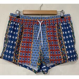 Asos Moroccan Print Swim Shorts Size Large